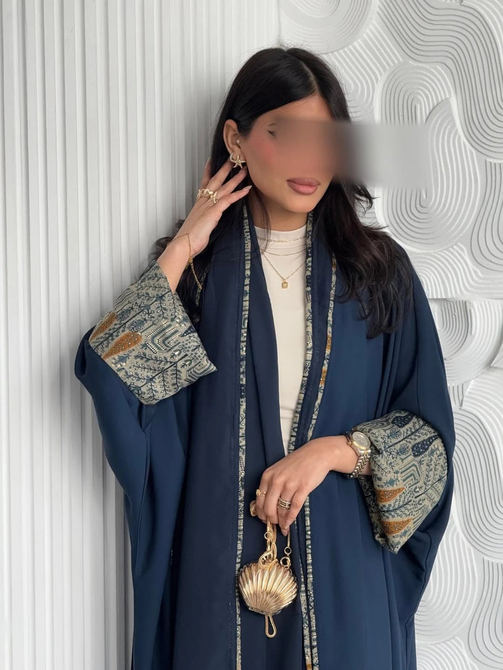 عباءات نسائية إسلامية للشرق الأوسط مع حجاب قطعتين، فساتين كاجوال طويلة، جلباب عربي بأكمام كاملة وفتحة أمامية